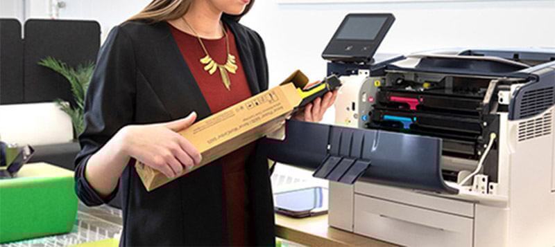 printer y copiadoras con nuevos cartuchos de toner